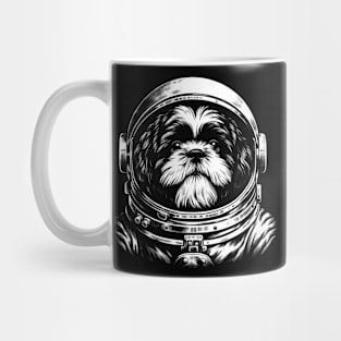 Fluff and Fancy Shih Tzu Space Dog, Stylish Tee Extravaganza Mug